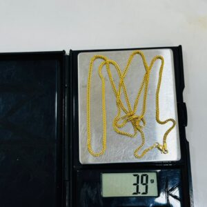 18K Gold Franco Chain Necklace (3.9g)