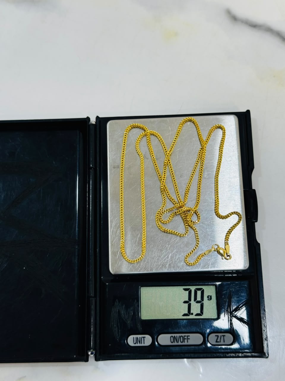 18K Gold Franco Chain Necklace (3.9g)