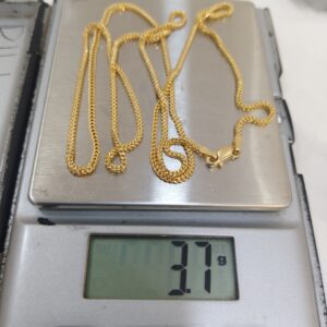 18K Yellow Gold Franco Link Chain (3.7g)