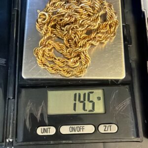 18 Karat Gold Twisted Neck Chain (14.5g)