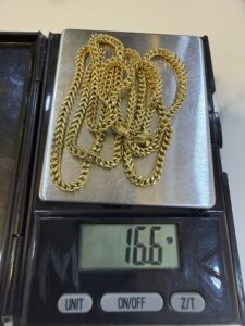 18 Karat Gold Franco Necklace (16.6g)