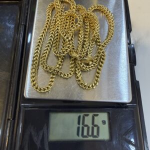 18 Karat Gold Franco Necklace 1(6.6g)