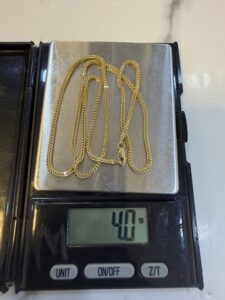 18 Karat Gold Franco Necklace (4.0g)