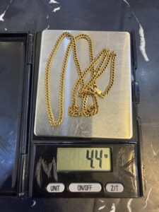 18 Karat Gold Cuban Necklace (4.4g)