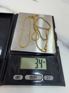 18 Karat Gold Franco Chain (3.4g)