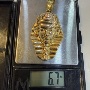 18 Karat Gold Pharaoh Pendant (6.7g)