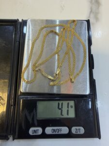 18 Karat Gold Carpet Necklace (4.1g)
