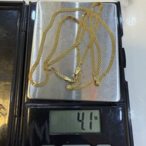 18 Karat Gold Carpet Necklace (4.1g)