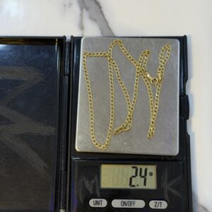 18 Karat Gold Cuban Necklace 2.4g