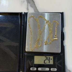 18 Karat Gold Cuban Necklace 2.4g