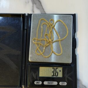 18 Karat Gold Franco Necklace 3.6g